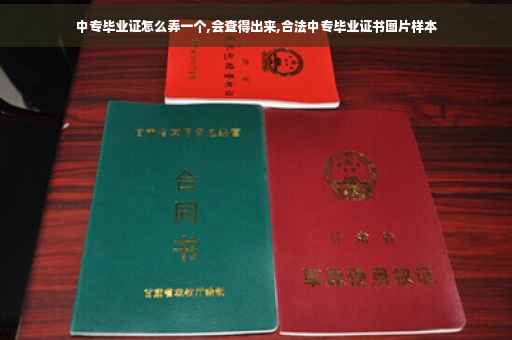 中专毕业证怎么弄一个,会查得出来,合法中专毕业证书图片样本