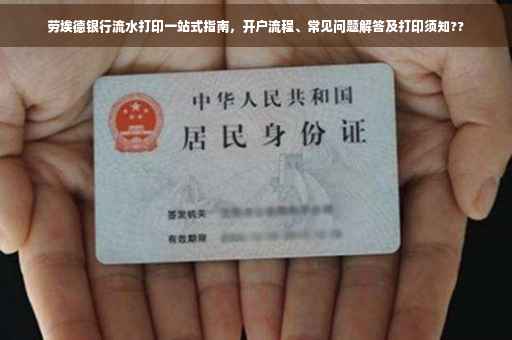 劳埃德银行流水打印一站式指南，开户流程、常见问题解答及打印须知??