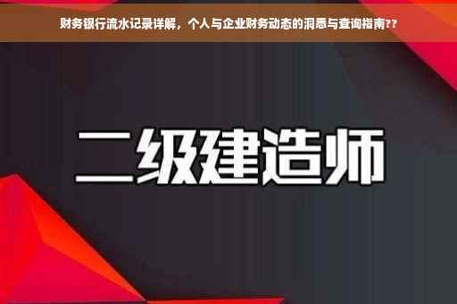 财务银行流水记录详解，个人与企业财务动态的洞悉与查询指南??