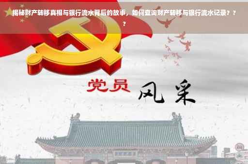 揭秘财产转移真相与银行流水背后的故事，如何查询财产转移与银行流水记录？??