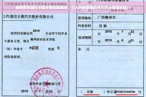 揭秘多张银行卡流水背后的故事，个人财务管理指南与流水查询攻略??