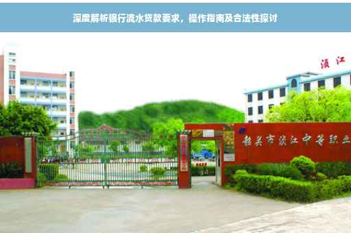 深度解析银行流水贷款要求，操作指南及合法性探讨