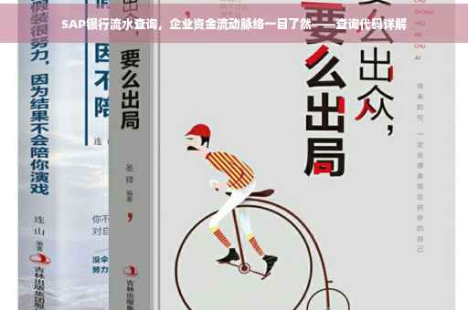 SAP银行流水查询，企业资金流动脉络一目了然——查询代码详解