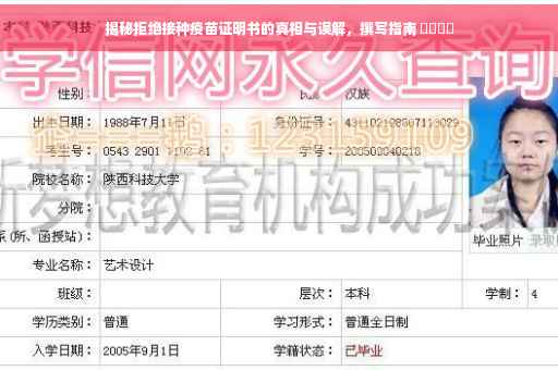 揭秘拒绝接种疫苗证明书的真相与误解，撰写指南 ​​​​