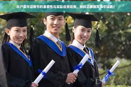 农户买牛证明书的重要性与实际应用指南，如何正确撰写买牛证明？