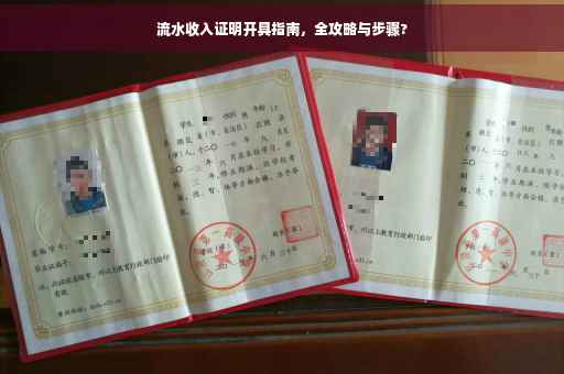 流水收入证明开具指南，全攻略与步骤?