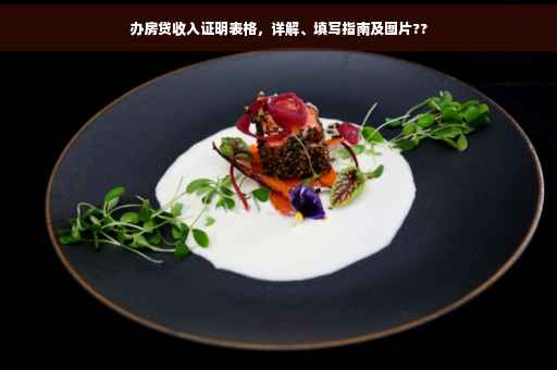 办房贷收入证明表格，详解、填写指南及图片??