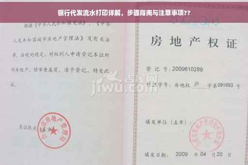 银行代发流水打印详解，步骤指南与注意事项??