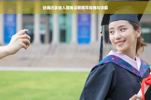 协商还款收入困难证明撰写指南与详解