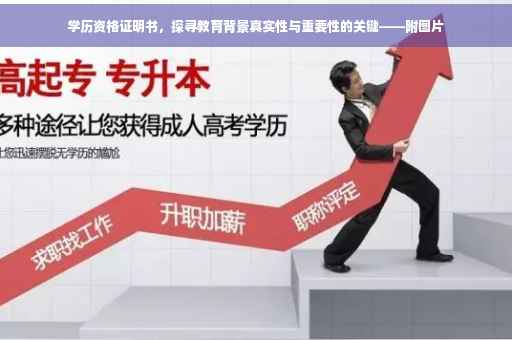 学历资格证明书，探寻教育背景真实性与重要性的关键——附图片