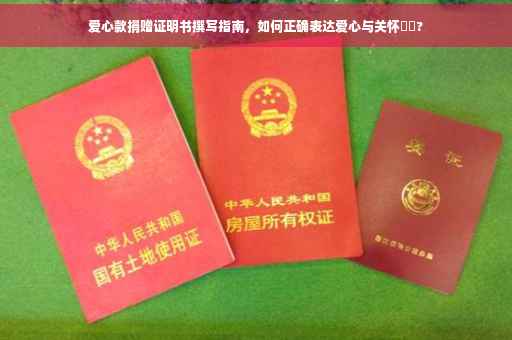 爱心款捐赠证明书撰写指南，如何正确表达爱心与关怀❤️?