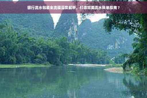 银行流水包装全流程深度解析，打造完美流水账单指南 ?