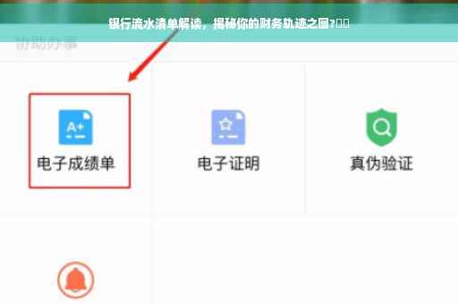 银行流水清单解读，揭秘你的财务轨迹之图?⚡️
