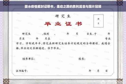 陵水疫情解封证明书，重启之路的胜利篇章与图片回顾