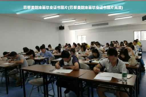巴黎美院油画毕业证书图片(巴黎美院油画毕业证书图片高清)