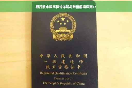 银行流水数字格式详解与数值解读指南??