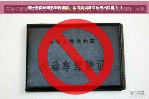 银行资信证明书翻译详解，深度解读与实际应用指南 ?⚡️