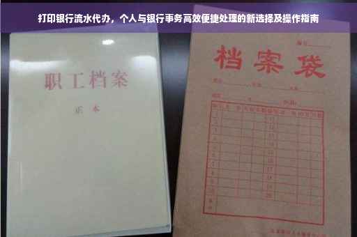 打印银行流水代办，个人与银行事务高效便捷处理的新选择及操作指南