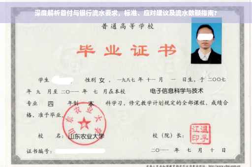 深度解析首付与银行流水要求，标准、应对建议及流水数额指南?