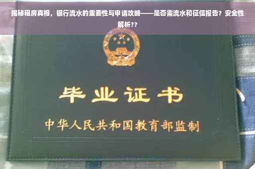 揭秘租房真相，银行流水的重要性与申请攻略——是否需流水和征信报告？安全性解析??