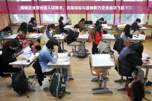 揭秘企业营业收入证明书，关键指标与策略助力企业成功飞跃 ?⚡️