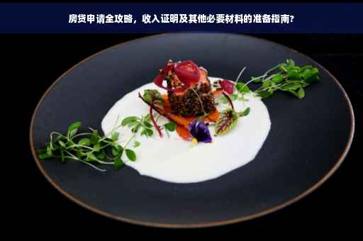 房贷申请全攻略，收入证明及其他必要材料的准备指南?