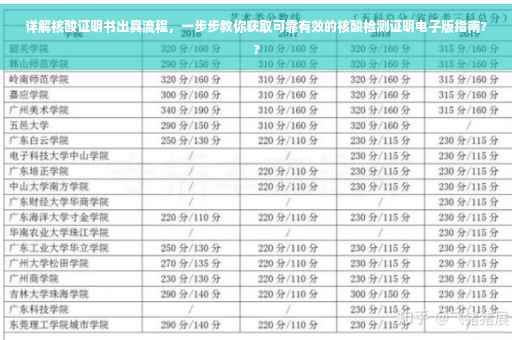 详解核酸证明书出具流程，一步步教你获取可靠有效的核酸检测证明电子版指南??