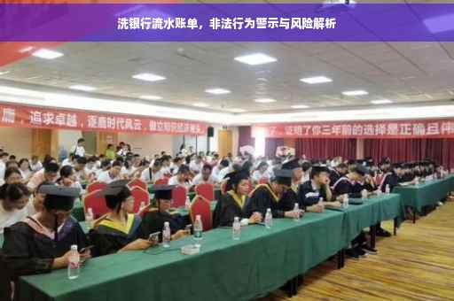 洗银行流水账单，非法行为警示与风险解析