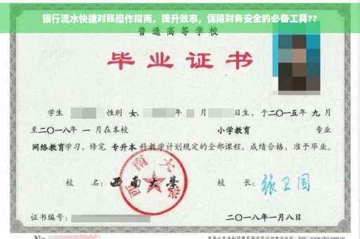 银行流水快捷对账操作指南，提升效率，保障财务安全的必备工具??