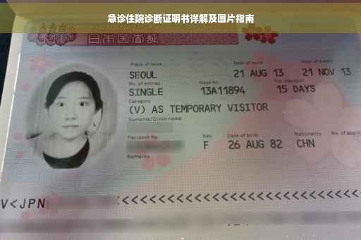 急诊住院诊断证明书详解及图片指南