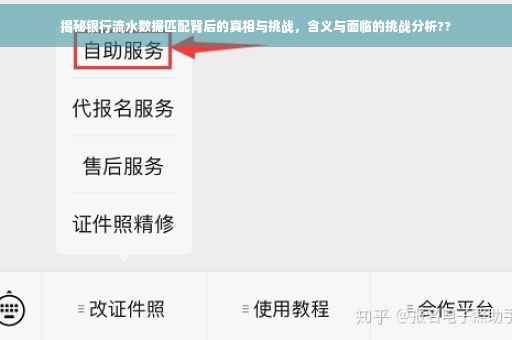 揭秘银行流水数据匹配背后的真相与挑战，含义与面临的挑战分析??