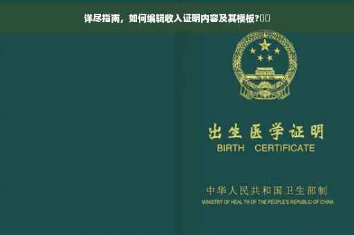 详尽指南，如何编辑收入证明内容及其模板?⚡️
