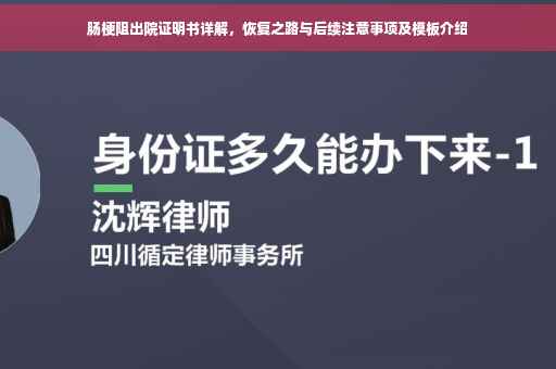 肠梗阻出院证明书详解，恢复之路与后续注意事项及模板介绍