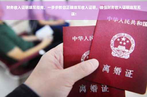 财务收入证明填写指南，一步步教你正确填写收入证明，确保财务收入证明填写无误！