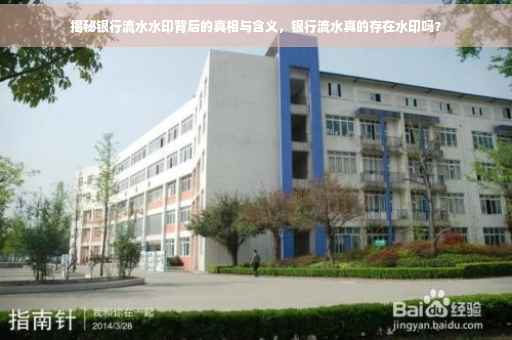 揭秘银行流水水印背后的真相与含义，银行流水真的存在水印吗？