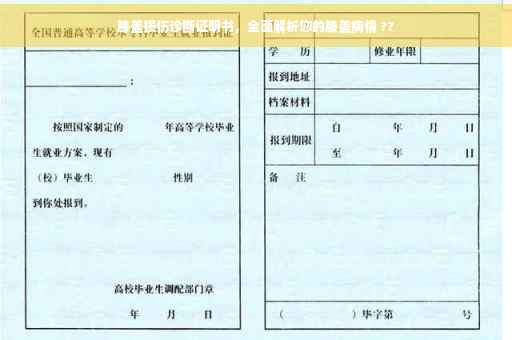 膝盖损伤诊断证明书，全面解析您的膝盖病情 ??