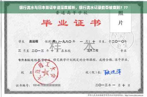 银行流水与日本签证申请深度解析，银行流水记录能否被查到？??