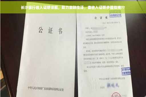 长沙银行收入证明详解，助力金融生活，查收入证明步骤指南??