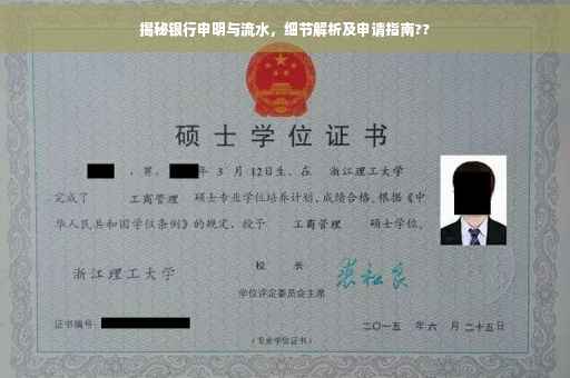 揭秘银行申明与流水，细节解析及申请指南??