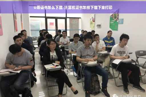 U盾证书怎么下载-计算机证书怎样下载下来打印