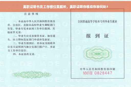 离职证明书员工存根位置解析，离职证明存根应存放何处？