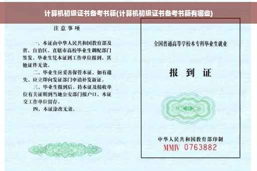 计算机初级证书备考书籍(计算机初级证书备考书籍有哪些) 计算机初级证书备考书籍(计算机初级证书备考书籍有哪些)