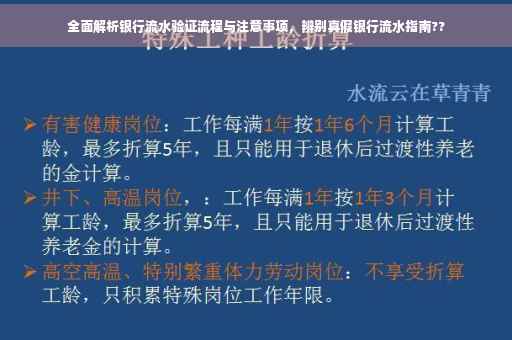 全面解析银行流水验证流程与注意事项，辨别真假银行流水指南??