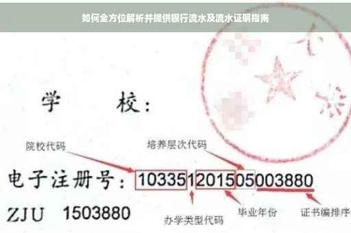 如何全方位解析并提供银行流水及流水证明指南