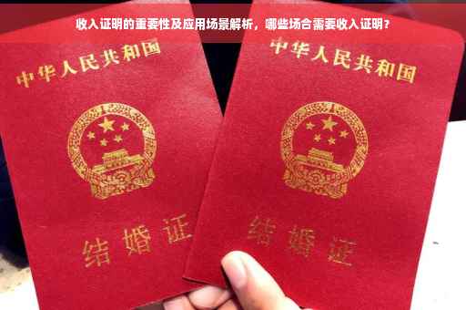 收入证明的重要性及应用场景解析，哪些场合需要收入证明？