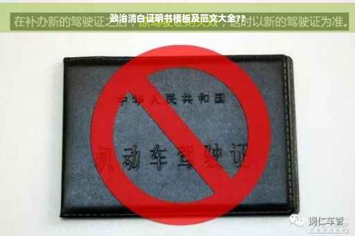 政治清白证明书模板及范文大全??