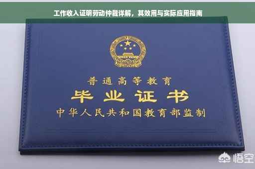 工作收入证明劳动仲裁详解，其效用与实际应用指南