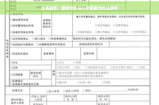 全面解析，哪些场合与行业需要出资证明书