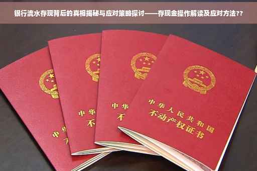 银行流水存现背后的真相揭秘与应对策略探讨——存现金操作解读及应对方法??