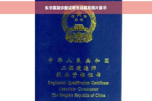东华医院诊断证明书详解及图片展示